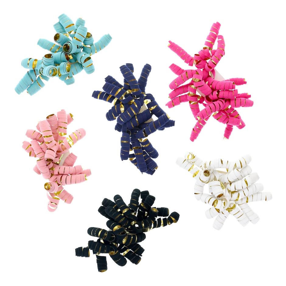 Voila Velvet Curly Bow, 2-pc Pack.