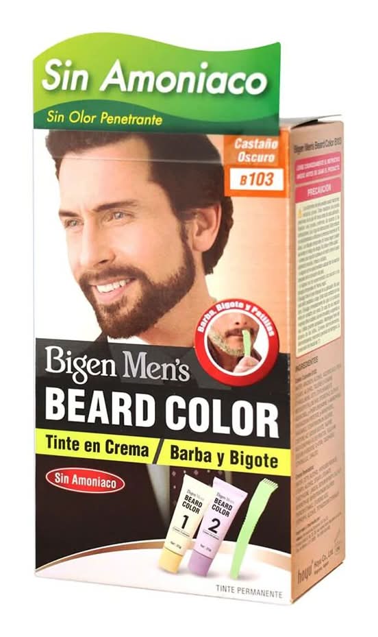 Bigen Men's · Tinte beard color castaño oscuro b103 (300 g)