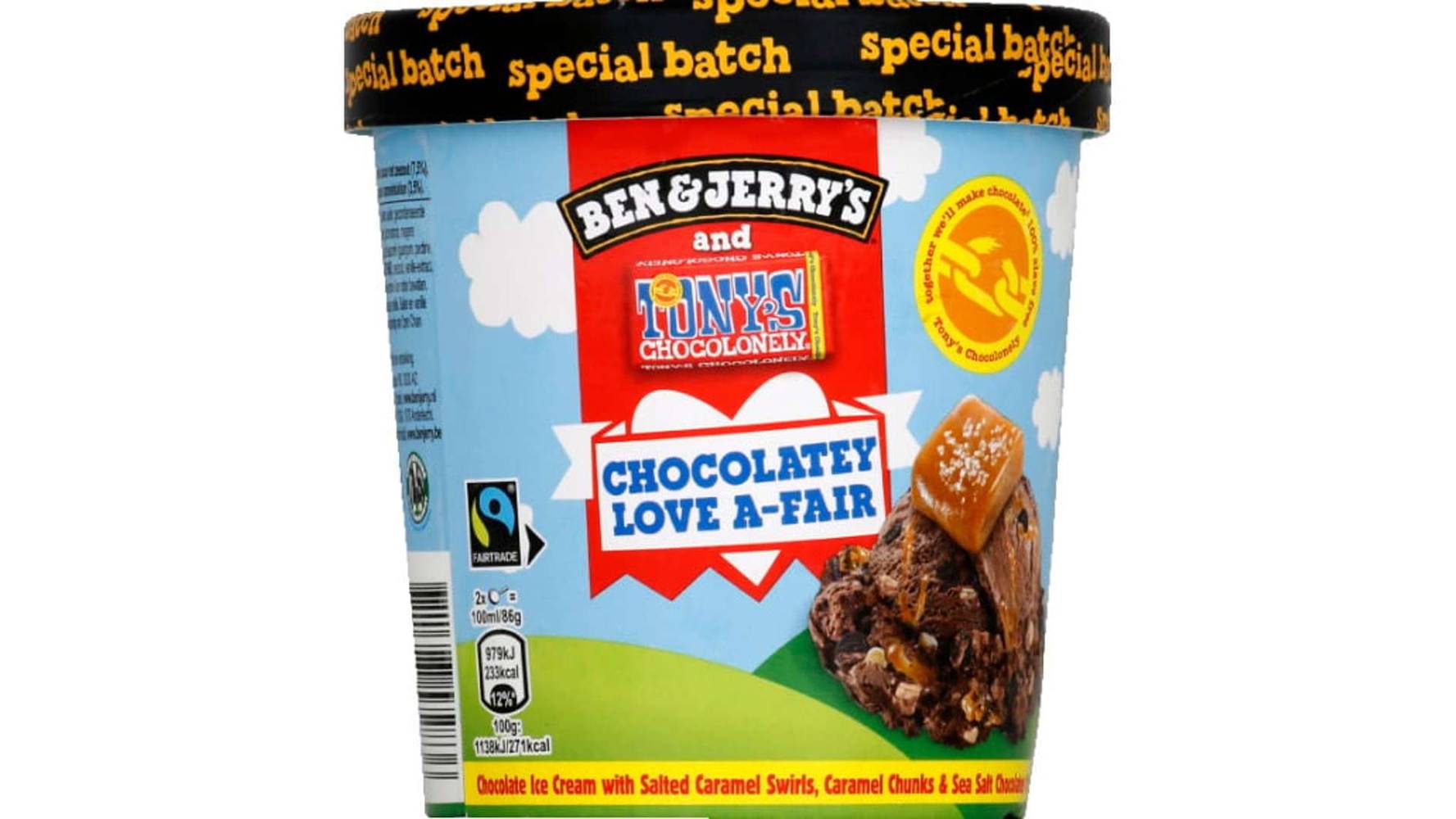 Ben & Jerry's Crème glacée Chocolatey Love A-Fair Le pot de 402g