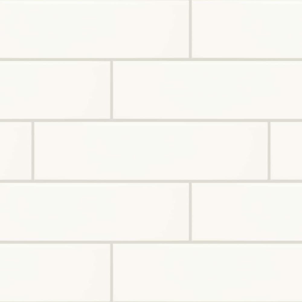 Daltile Core Classic True White 3-in x 12-in Glossy Ceramic Subway Wall Tile ( 0.25-sq ft Piece )