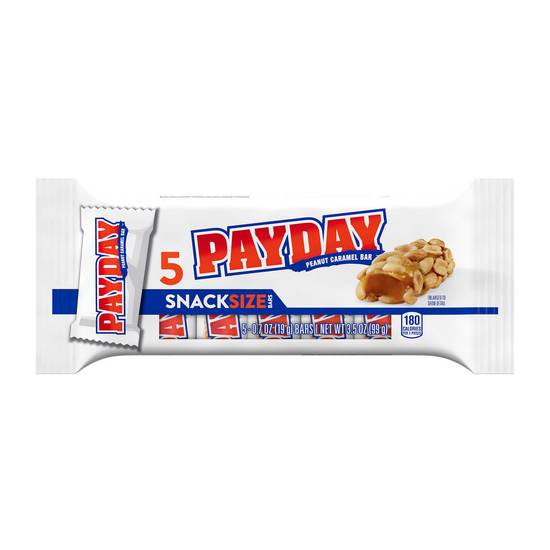 Payday Candy Bars (5 ct) (peanut caramel )