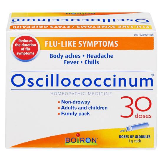 Boiron Oscilloccinum For Flu Like Symptoms (30 units)