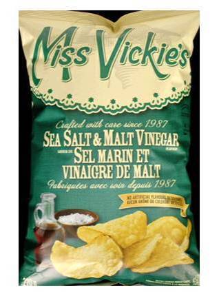 Miss Vickie's Potato Chips, Sea Salt-Malt Vinegar (200 g)