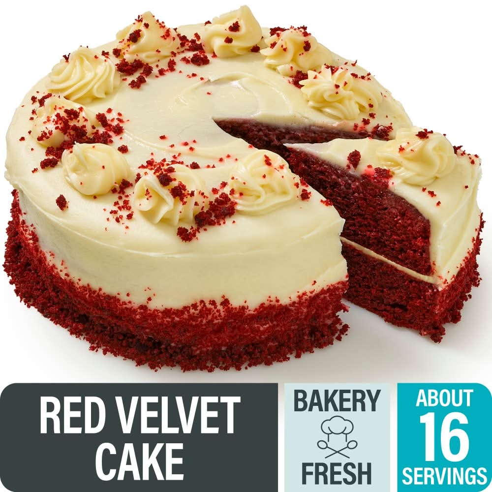 Bakery Fresh Cream Cheese Iced Red Velvet Cake