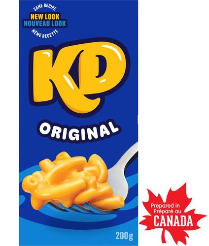 Kraft dinner pâtes originales macaroni et fromage - original macaroni and cheese pasta