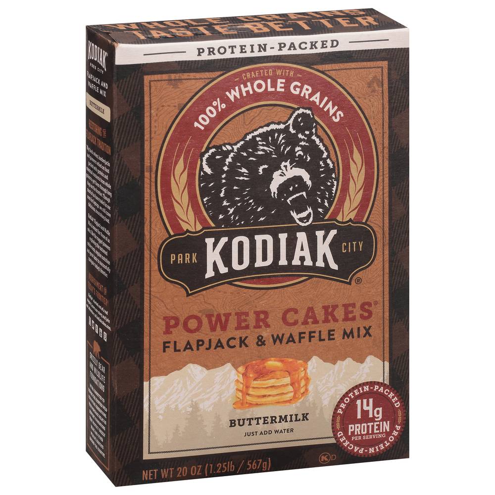 Kodiak Power Cakes Buttermilk Flapjack & Waffle Mix (20 oz)