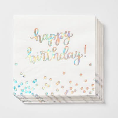 Spritz Happy Birthday Napkins (30 ct)