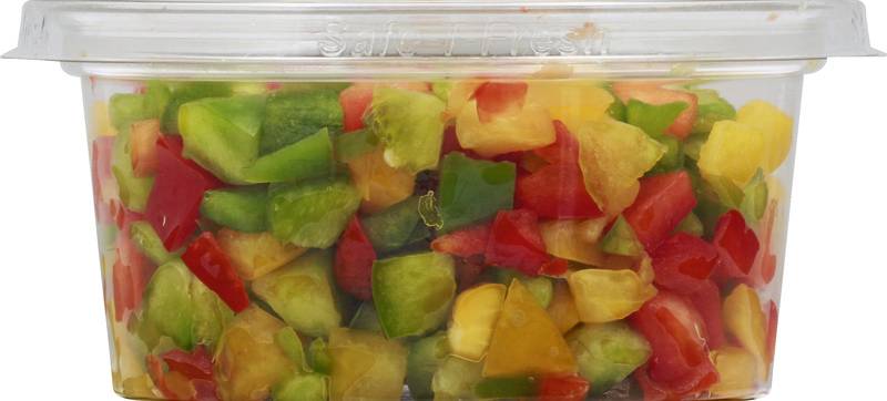 Giant Eagle Peppers, Diced Rainbow