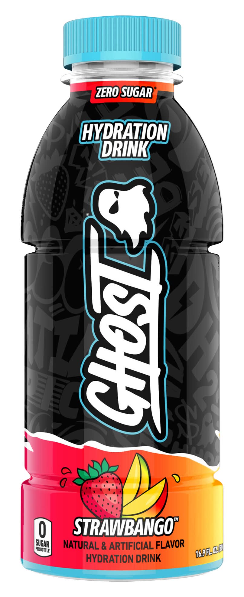 Ghost Hydration Drink, Strawbango (16.9 fl oz)
