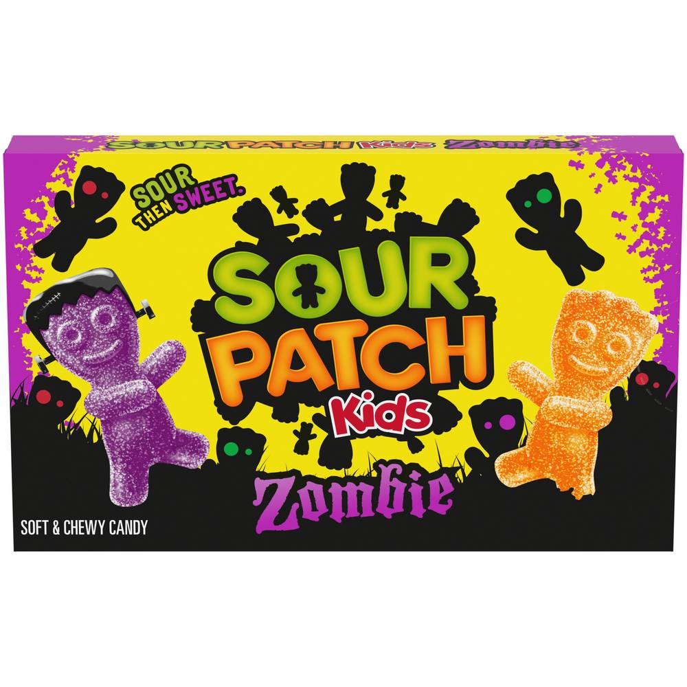 Sour Patch Kids Zombie Raspberry & Orange Soft & Chewy Candy (3.5 oz)