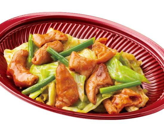 ★おかず 牛ホルモン辛味噌炒め Beef intestine spicy miso stir-fry