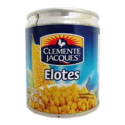 Clemente jacques granos de elote dorados en lata (lata 220 g)