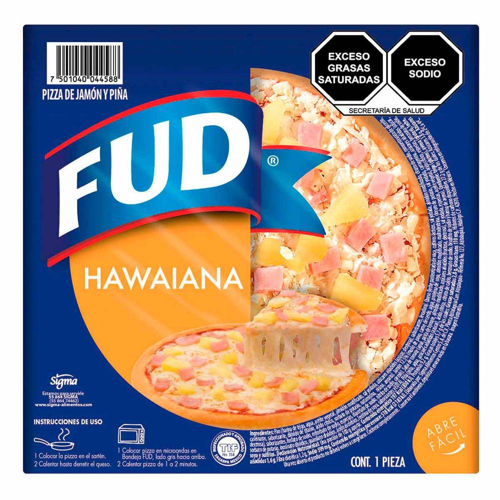 FUD · Pizza, hawaiana (256 g)