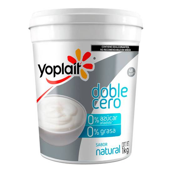 Yoplait yoghurt doble cero natural