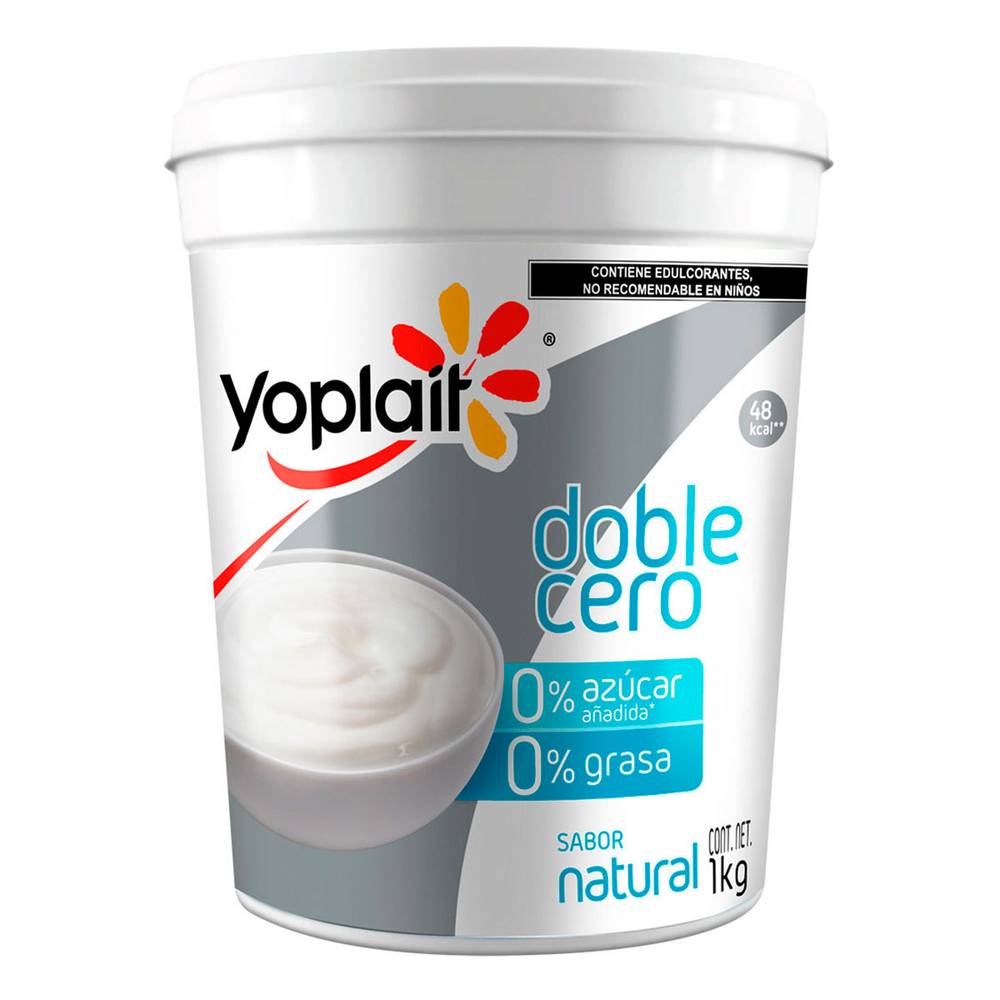Yoplait · Yoghurt natural doble cero (1 kg)