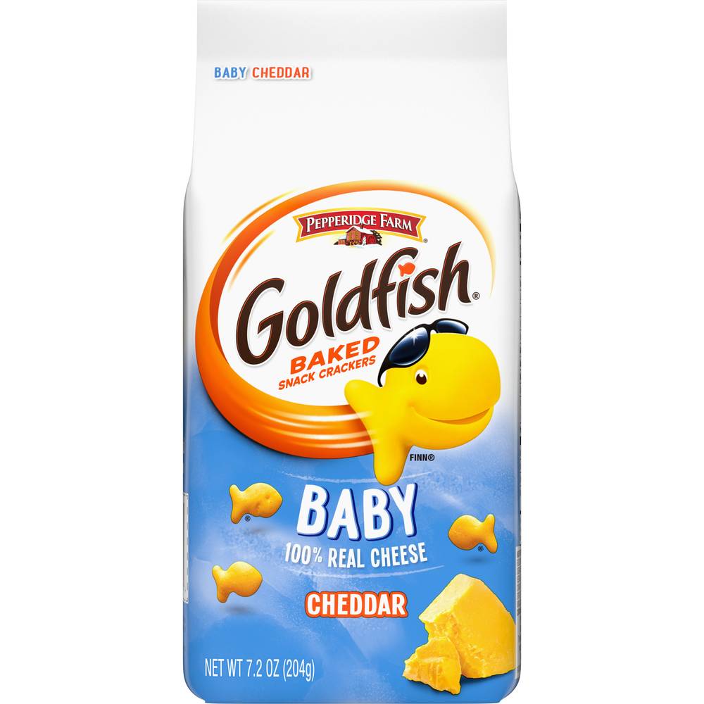 Goldfish Baked Baby Cheddar Snack Crackers (7.2 oz)