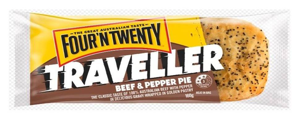 Four'n Twenty Pepper Steak Traveller Pie 160g