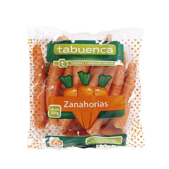 TABUENCA zanahorias bolsa 500 gr