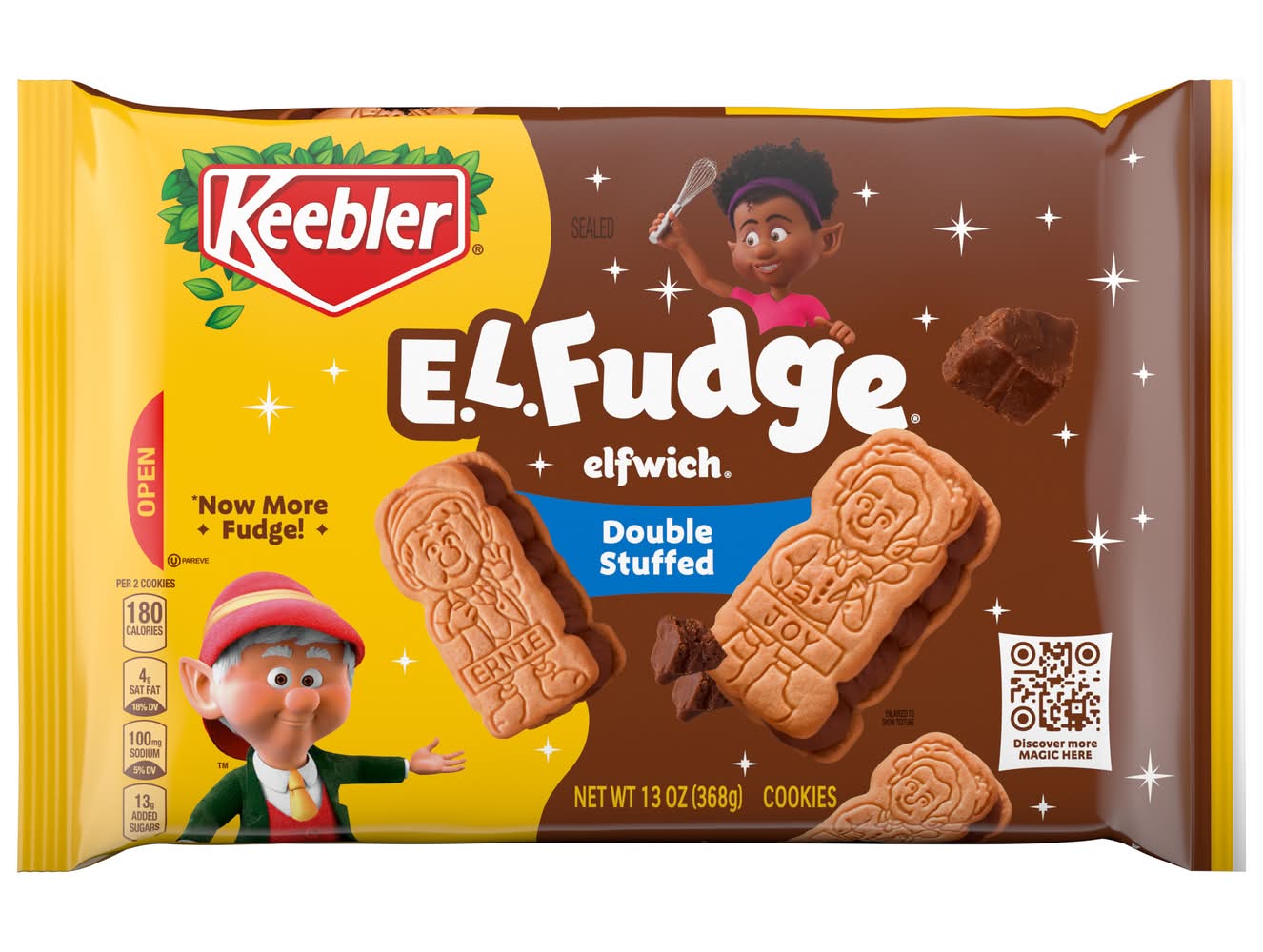 Keebler E.l. Fudge Double Stuffed Elfwich Cookies (13 oz)