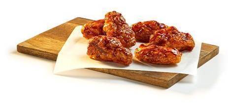 4 Honey Garlic Wings - Crispy Classic Chicken