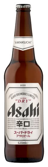 Asahi Super Dry Lager Beer (620ml)