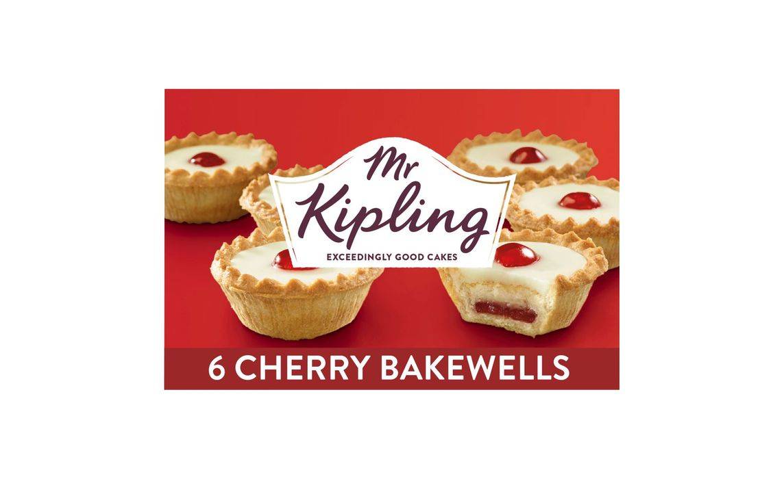 Mr Kipling Cherry Bakewells 6's (184721)