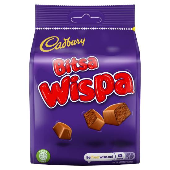 Cadbury Bitsa Wispa Chocolate Bag (110g)