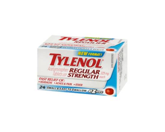 Tylenol · Tylenol Regular Strength EzTabs, 24 units - Regular strength acetaminophen tablets 325 mg (24 units)