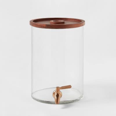 Threshold 2Gal Glass Modern Beverage Dispenser