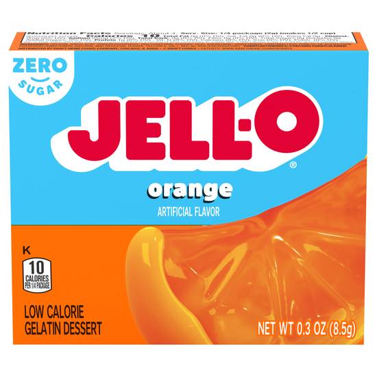 Jell-O Sugar Free Orange Gelatin Dessert