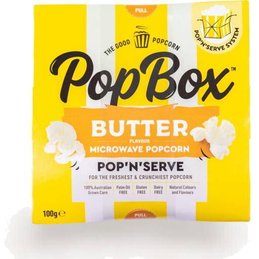 Pop Box Microwave Popcorn (100g)