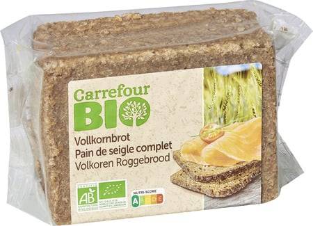 Carrefour Bio - Pain de seigle bio complet