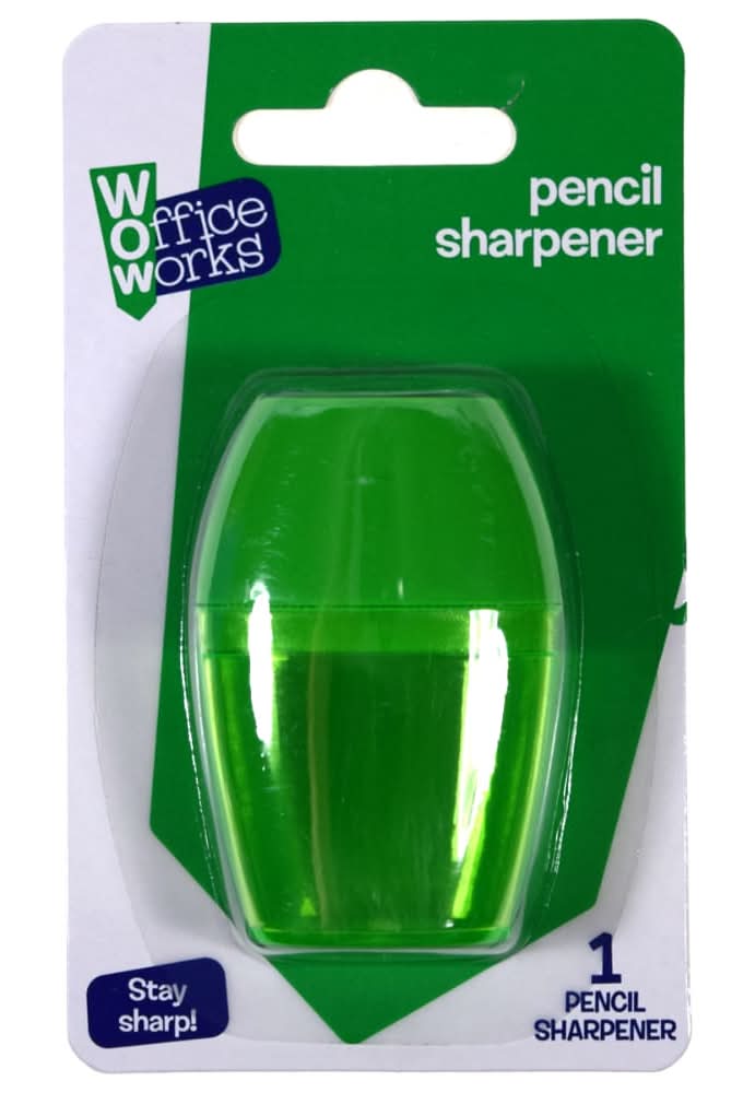 Office Works Single Hole Pencil Sharpener