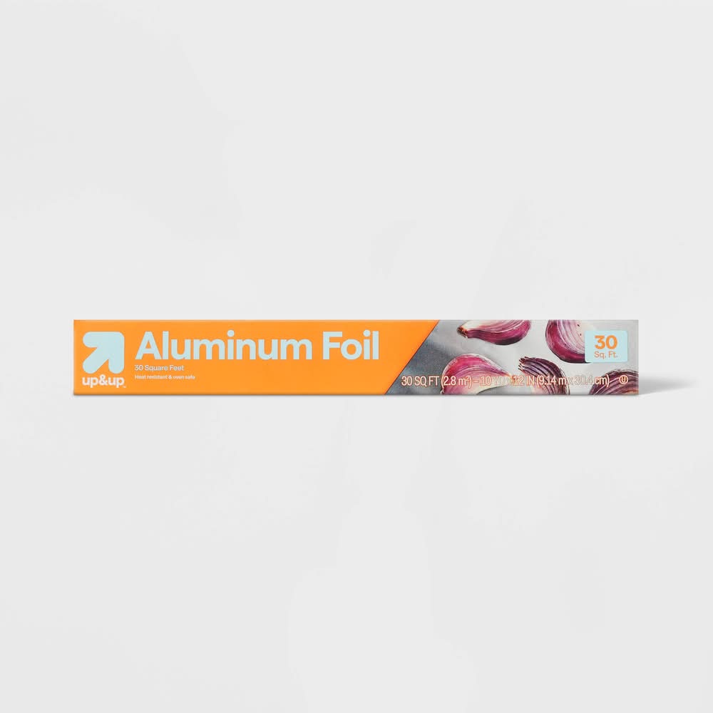 up&up Standard Aluminum Foil, 30 sq ft