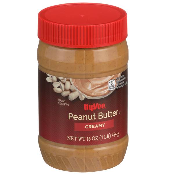 Hy-Vee Creamy Peanut Butter (16 oz)