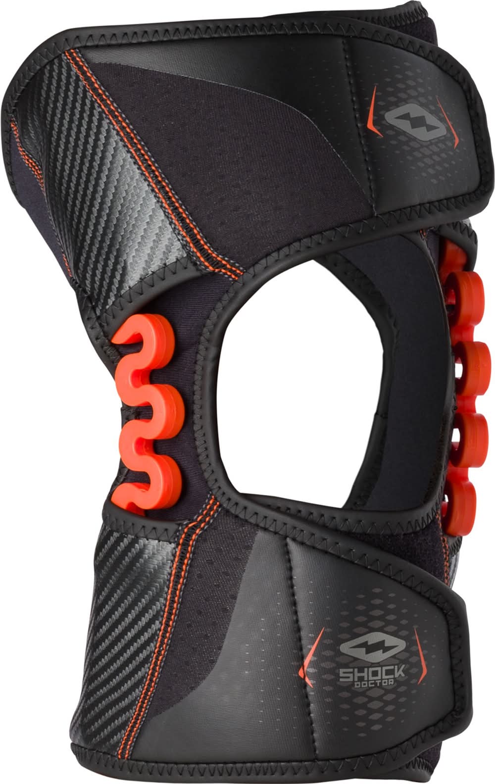 Shock Doctor Adult NRG Spring Hinge Knee Over Wrap (Black, S)