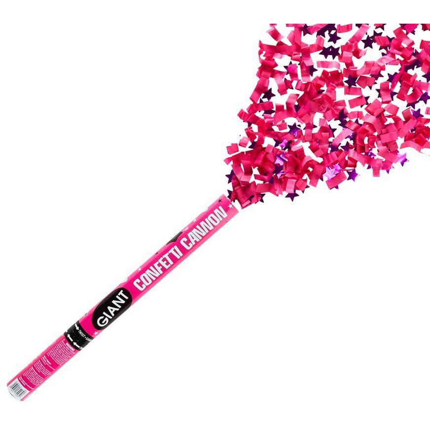 Giant Pink Graduation Confetti Cannon