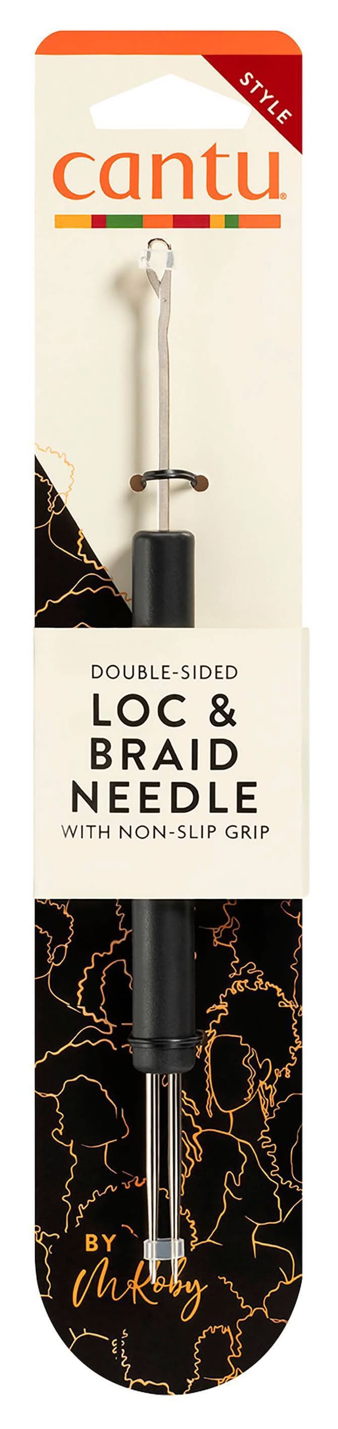 Cantu Double-Sided Loc & Braid Needle With Non-Slip Grip