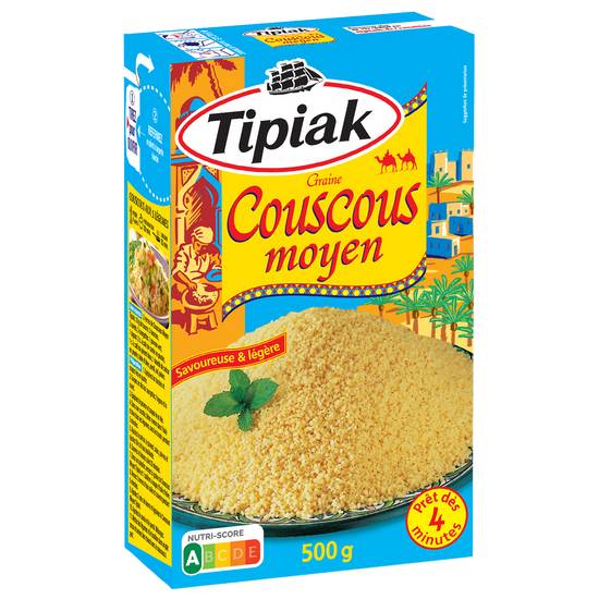 Tipiak - Couscous semoule roulée (taille moyen )