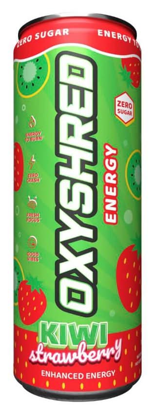 OxyShred Ultra Energy Drink, Kiwi-Strawberry (355mL)
