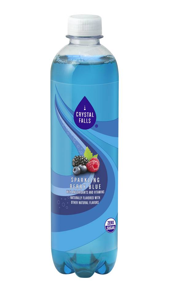 Crystal Falls Sparkling Water, Berry Blue