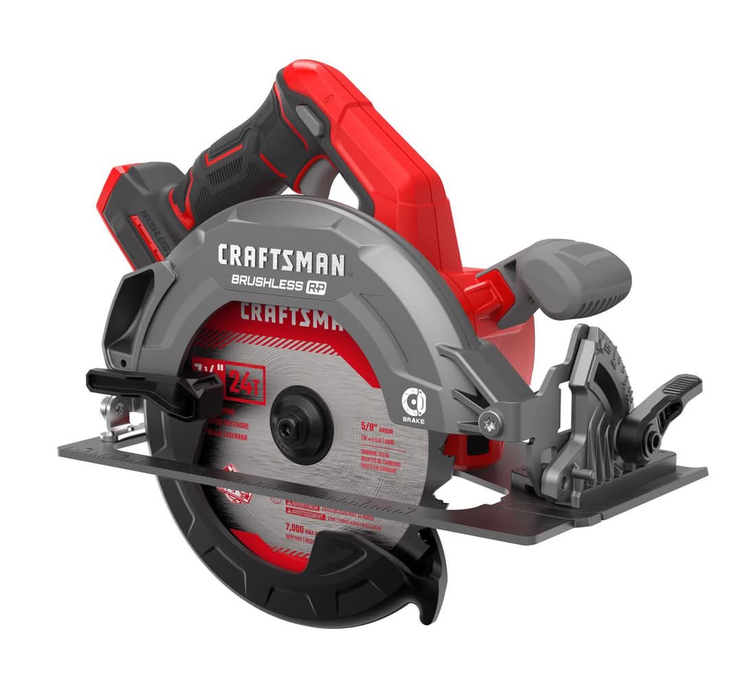 Craftsman V20 Brushless Rp 7-1/4 In. Cordless Brushless Circular Saw Tool Only
