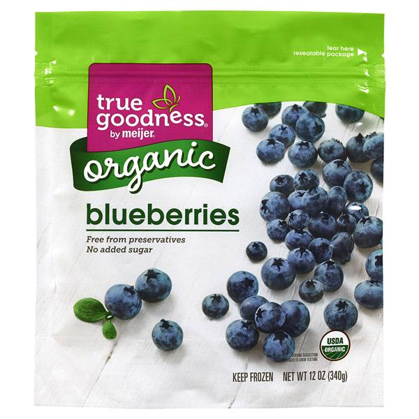 True Goodness Organic Frozen Blueberries (12 oz)