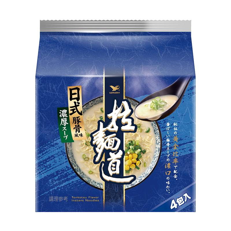 拉麵道-日式豚骨(袋)94g <94g克 x 1 x 4Pack包>