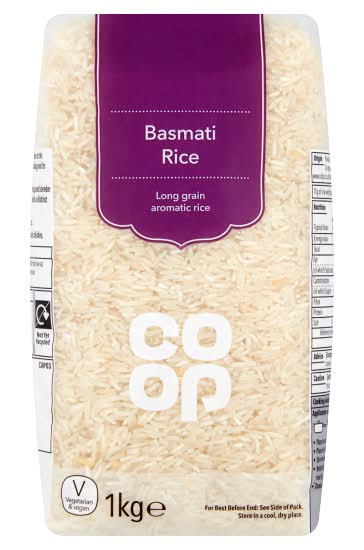 Co-op Long Grain Aromatic Basmati Rice (1kg)