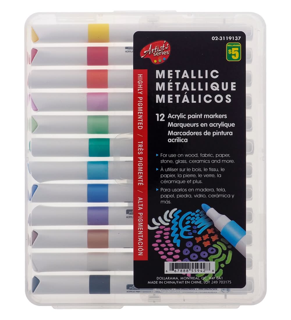 Artist's series marqueurs en acrylique - acrylic paint markers (12 unités)