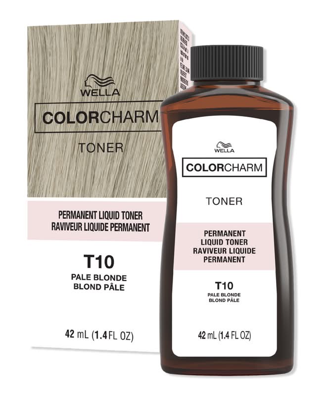 Wella Colorcharm Permanent Liquid Hair Toner T10 Pale Blonde