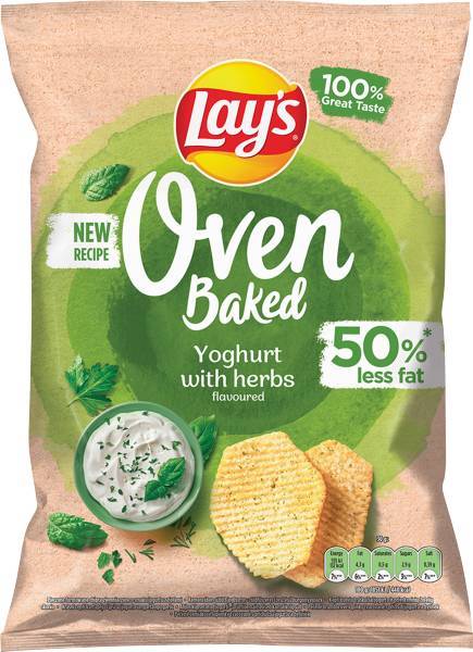 Lay's Oven Baked Jogurt z Ziołami 110 g