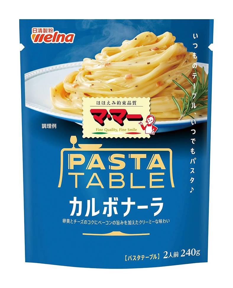 日清媽媽PASTA TABLE白醬義大利麵醬 <240g克 x 1 x 1PC包>