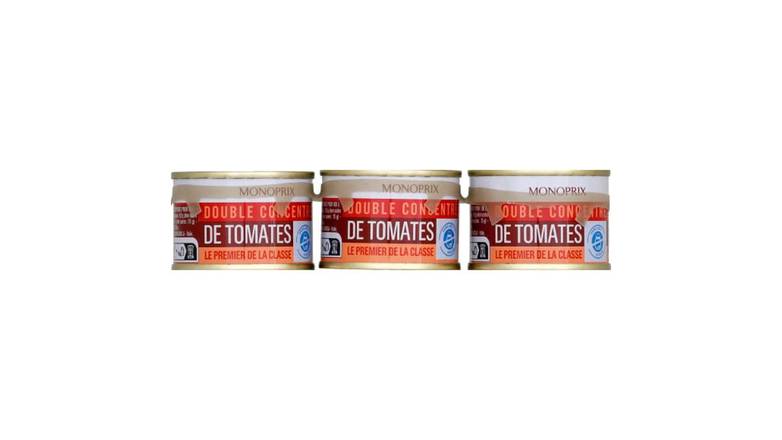 Monoprix - Double concentré de tomate (3 pièces)